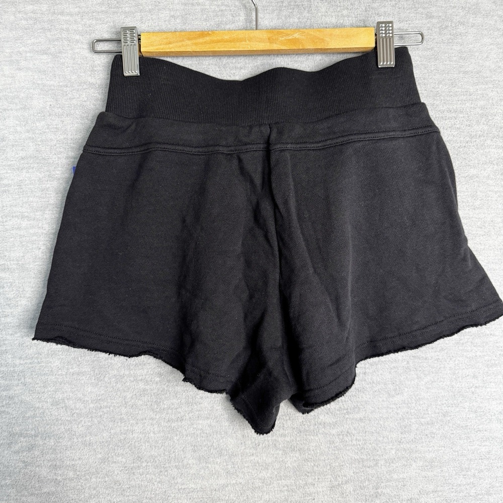 Joy Lab Women's Black French Terry Sweat Shorts Sz Medium New Knit Basque Waist - Picture 6 of 10